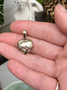 Solid 9ct Gold LOVEFOOL Pendant