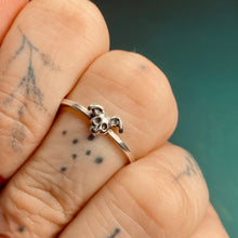 Load image into Gallery viewer, Mini Bonnie Bunny Sterling Silver Stacker Ring