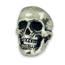 Load image into Gallery viewer, Sterling Silver GGG Heavy Anatomical Skull Ring